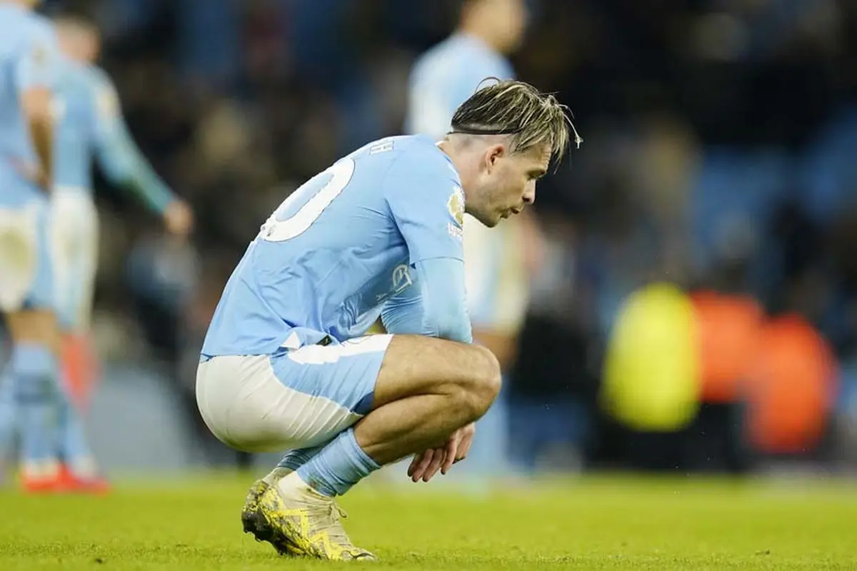 Foto: Reaksi Pemain Manchester City Setelah Kemenangan di Depan Mata Buyar Karena Penalti