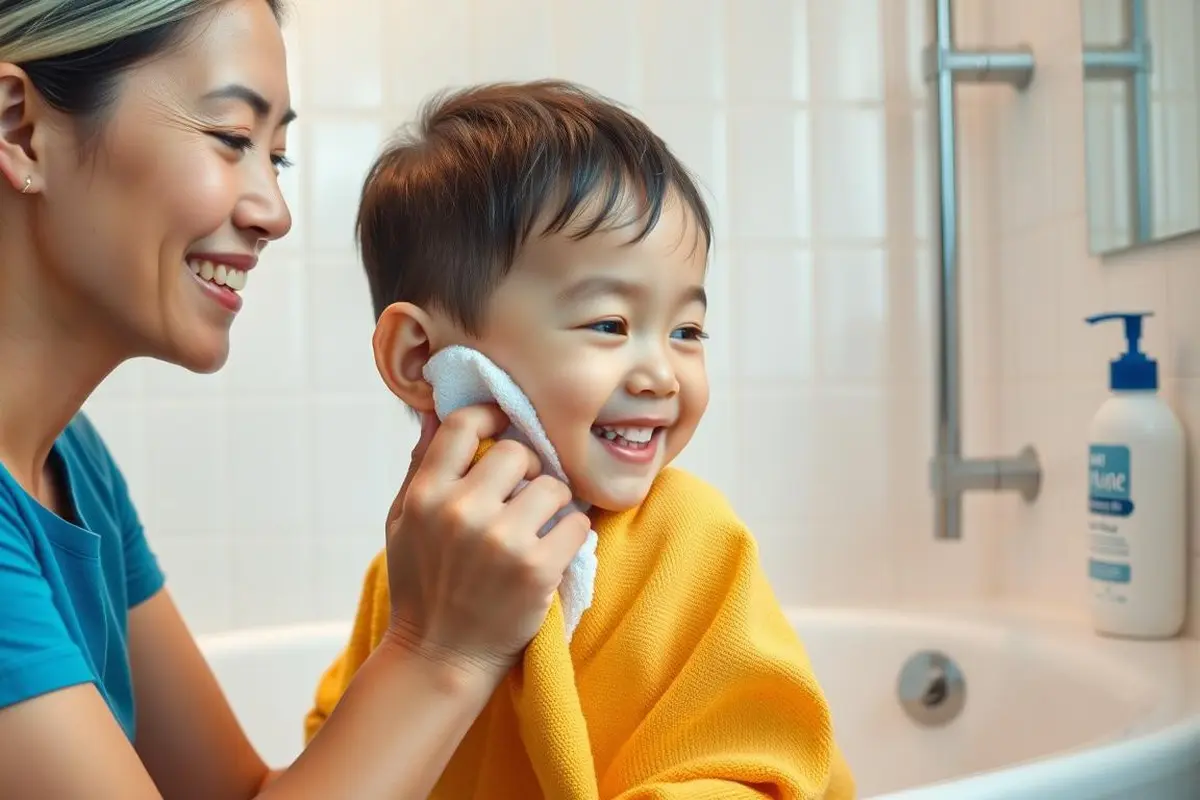 cara mengeluarkan kotoran telinga anak tanpa dikorek (Foto: AI)