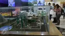Salah satu maket yang dipajang ketika pameran Hari Listrik Nasional (HLN) di JCC, Senayan, Jakarta, Rabu (28/9). Pameran itu dalam rangka Hari Kelistrikan Nasional ke-71 yang jatuh setiap 27 Oktober. (Liputan6.com/Angga Yuniar)
