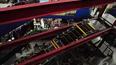 Blok G di Pasar Tanah Abang akan difasilitasi eskalator, Jakarta Pusat, Selasa (8/7/2014) (Liputan6.com/Faizal Fanani)