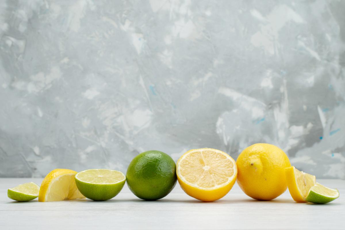 Ilustrasi Lemon dan Jeruk Nipis