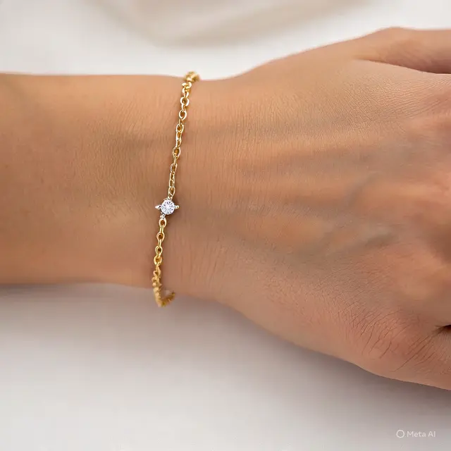 Model Gelang Emas Rantai 3 Gram