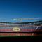 Tampilan umum Stadion Camp Nou di Barcelona, Spanyol, pada Jumat, 7 November 2025, menjelang sesi latihan pertama tim di stadion setelah renovasi. (AP Photo/Joan Monfort)
