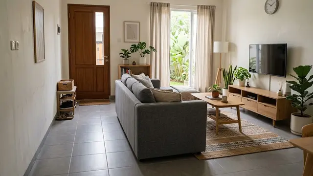 Letakkan Sofa Membelakangi Jalur Masuk