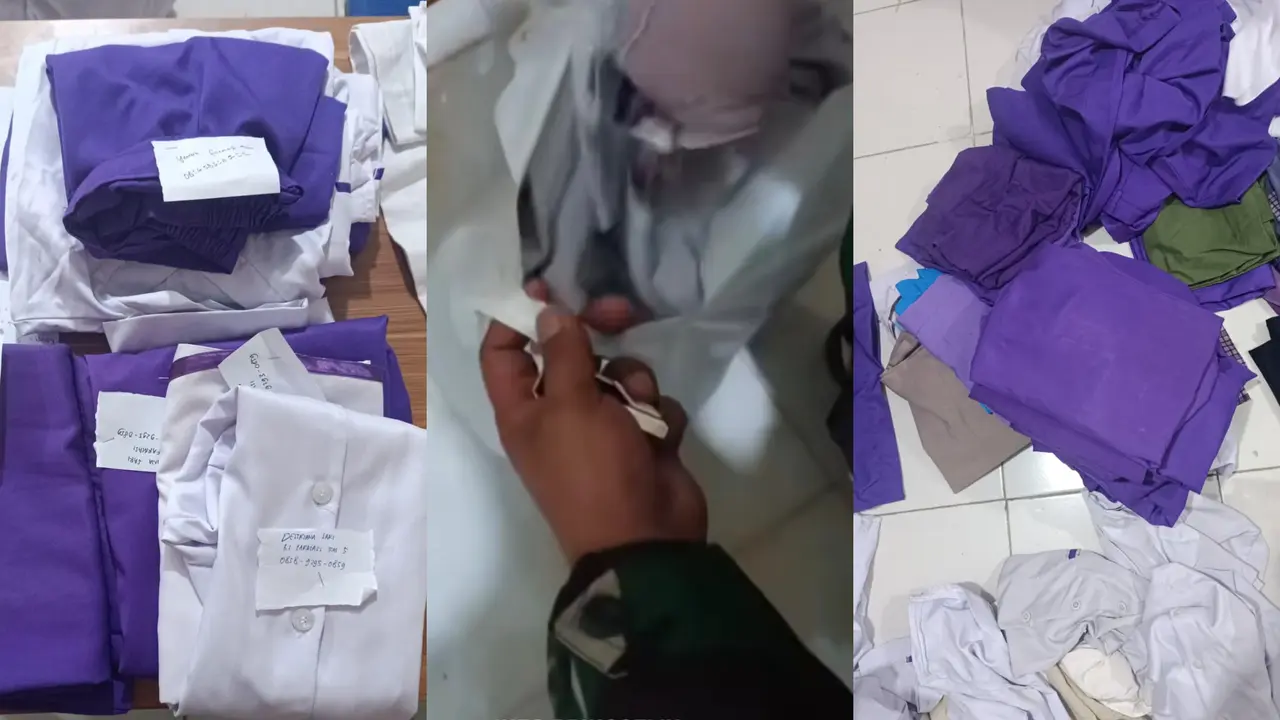 barang bukti pria curi pakaian dalam wanita