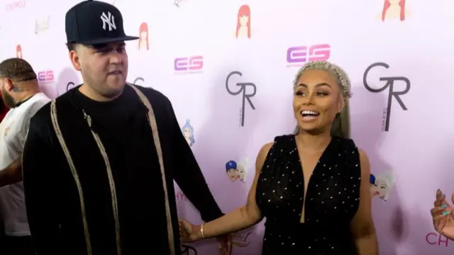 Blac Chyna and Rob Kardashian (AFP)