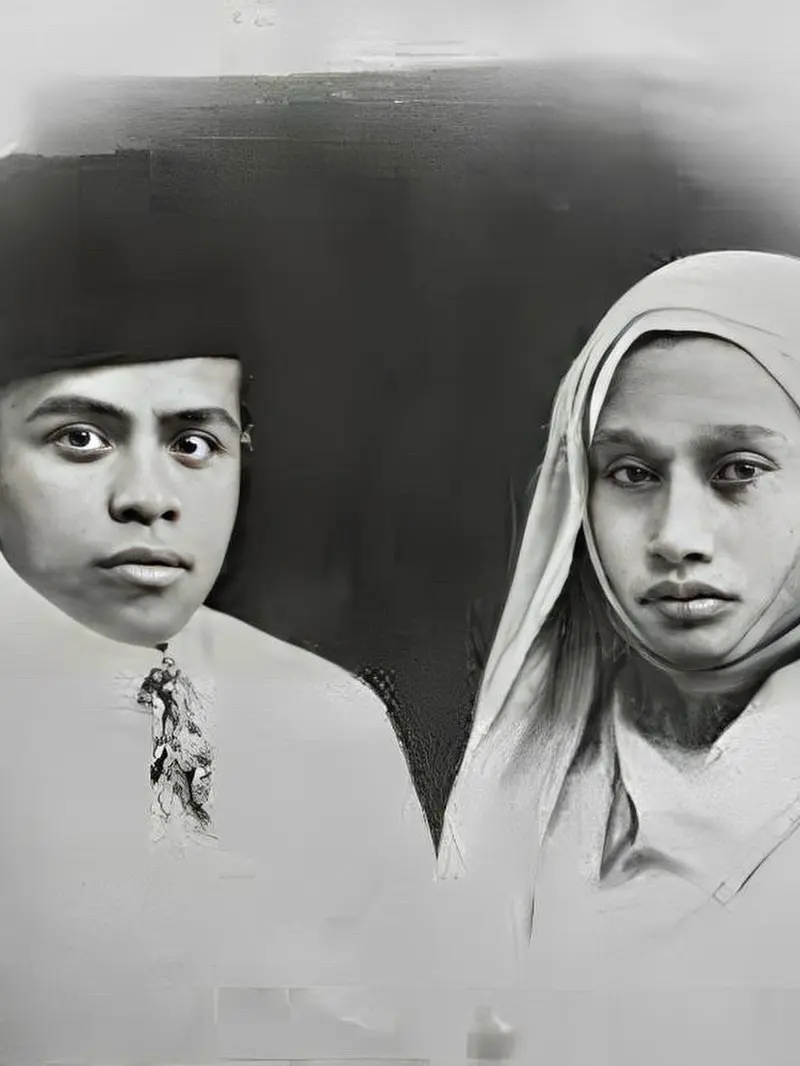 Buya Hamka dan Siti Raham.