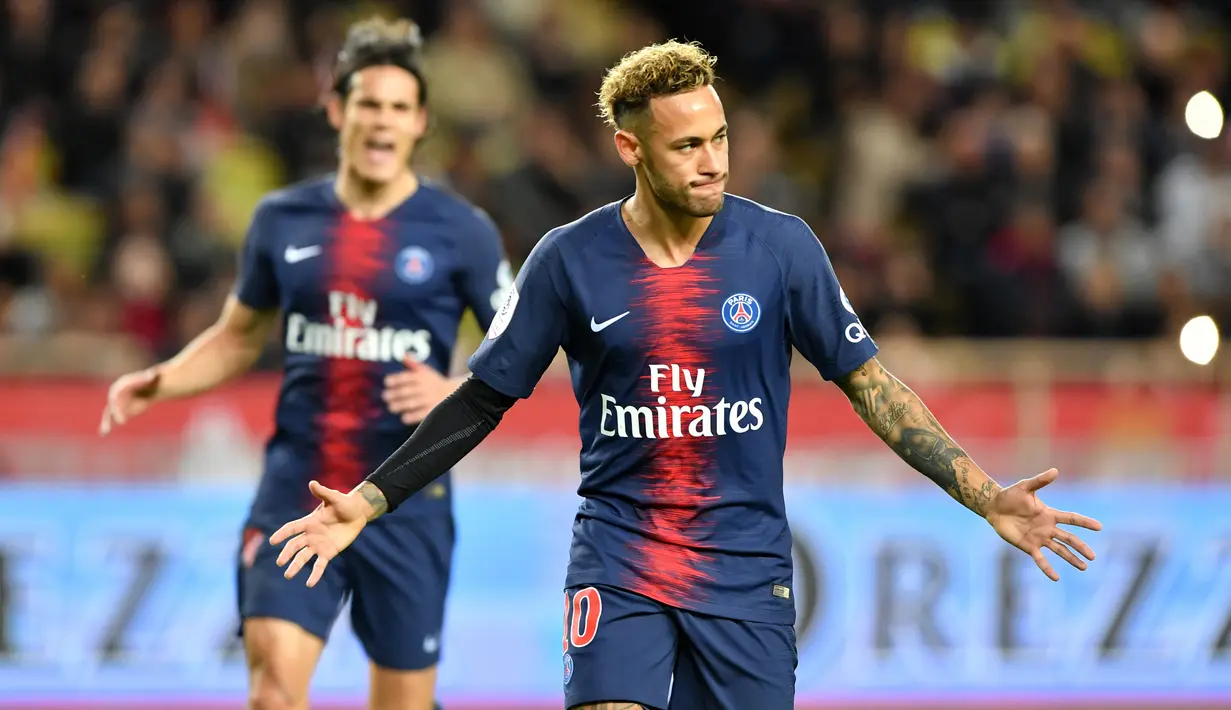 6. Neymar Jr (Paris Saint-Germain) - 5 gol dan 2 assist (AFP/Yann Coatsaliou)