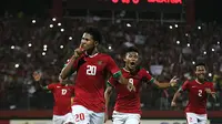 Timnas Indonesia U-16 mengalahkan Malaysia 1-0, Kamis (9/8/2018) di Stadion Gelora Delta, Sidoarjo. (Bola.com/Aditya Wany)