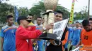 Citizen6, Surabaya: Salah satu kegiatan tahunan yang rutin dilaksanakan dilingkungan Resimen Artileri 1 Marinir adalah pertandingan Futsal antar Baterai tiap Batalyon dalam lingkup Resimen Artileri 1 Marinir. (Pengirim: Budi Abdillah)
