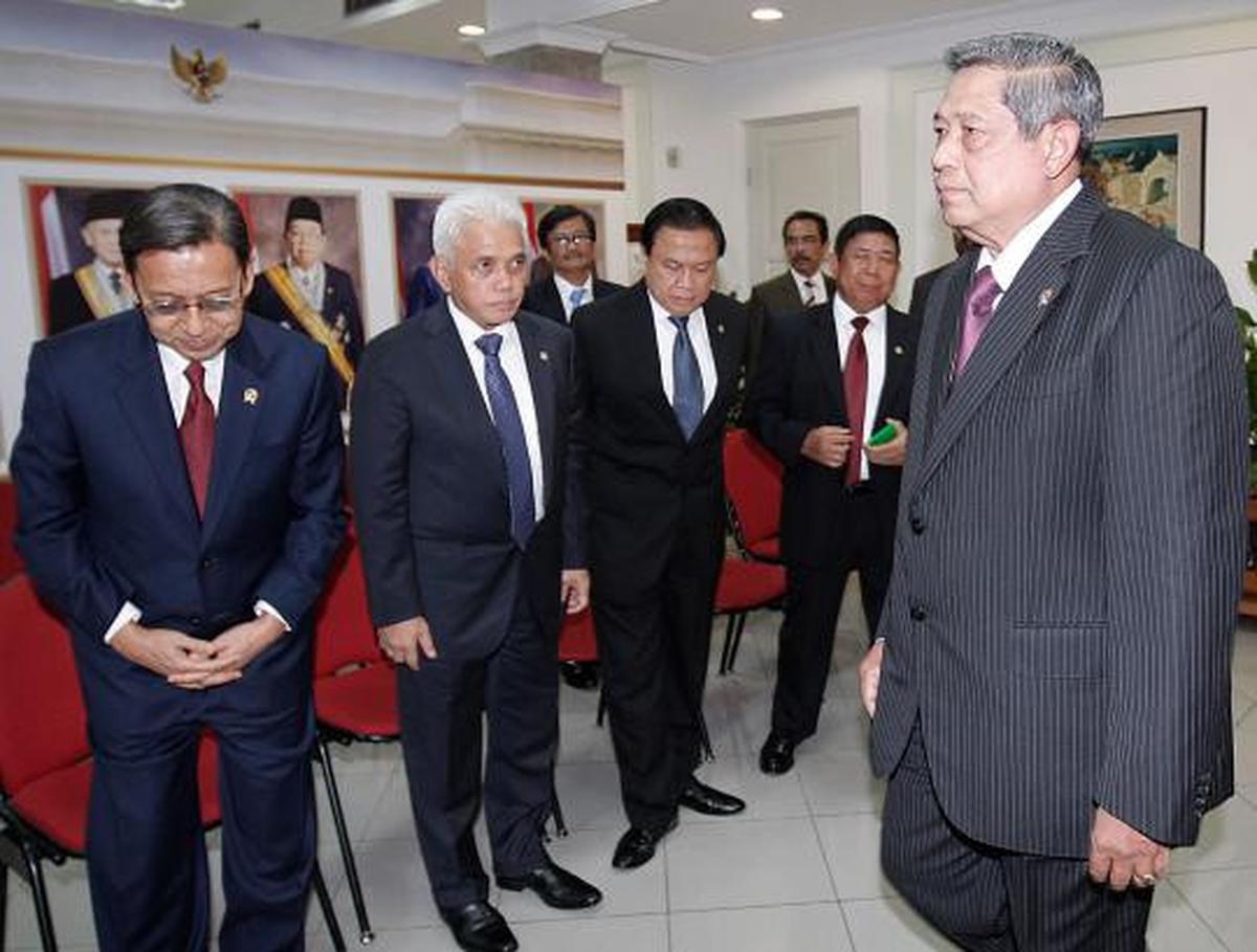 Presiden SBY gelar konpers terkait pembubaran BP Migas