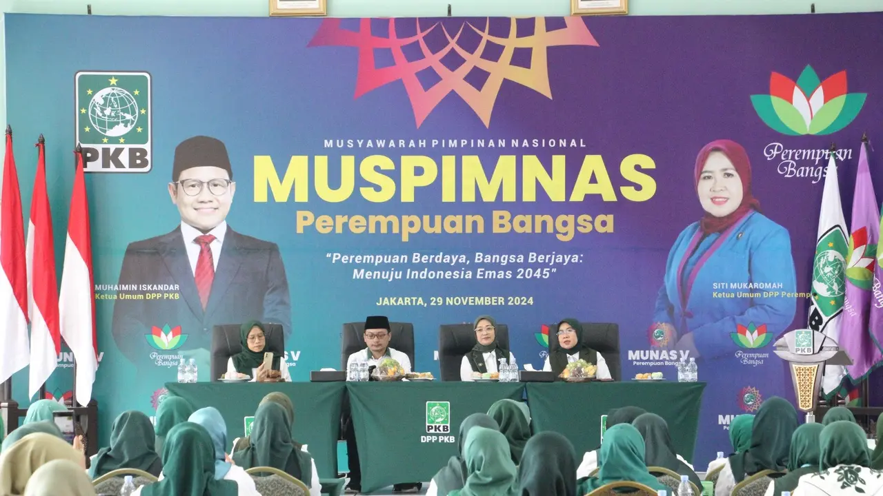 Musyawarah Pimpinan Nasional (Muspimnas) Perempuan Bangsa di Jakarta, Jumat 29 November 2024 (Tim Humas PKB)