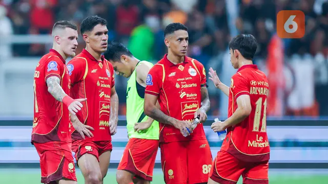 Foto: Wajah Kecewa Pemain Persija Setelah Gagal Taklukkan Bali United di BRI Super League