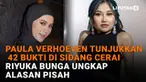 Mulai dari Paula Verhoeven tunjukkan 42 bukti di sidang cerai hingga Riyuka Bunga ungkap alasan pisah di News Flash Showbiz Liputan6.com.