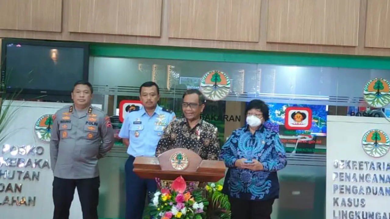 Mahfud MD Klaim Pemerintah Bisa Tindak Pelaku Kebakaran Hutan Sebelum Dibawa ke Pengadilan