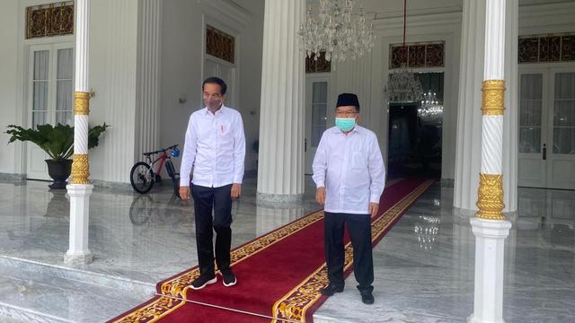 Jokowi dan JK bertemu di Istana Yogyakarta