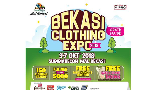 Diskon belanja di Bekasi Clothing Expo 2018