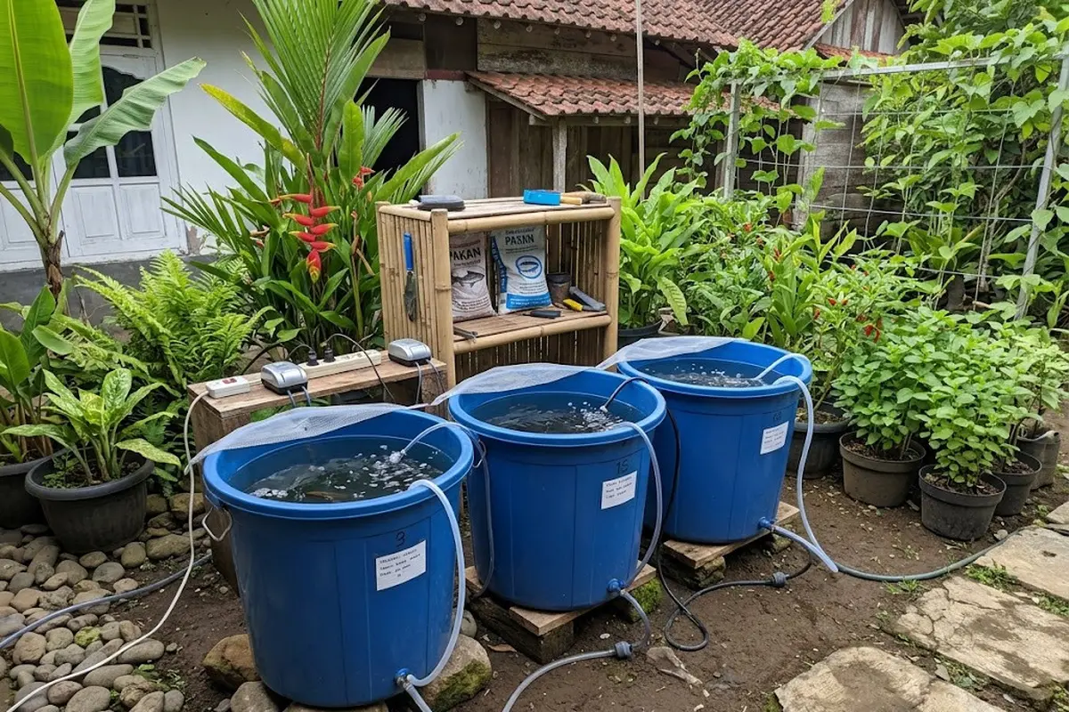 Cara Ternak Ikan Patin di Ember Besar 100 Liter Anti Mati untuk Pemula