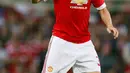 Gelandang Manchester United Bastian Schweinsteiger beraksi dalam pertandingan kualifikasi UEFA Champions League leg pertama di Old Trafford, Manchester , Inggris, Selasa (18/8/2015).  Manchester Unites menang dengan dkor 3 – 1. (Reuters/Jason Cairnduff)