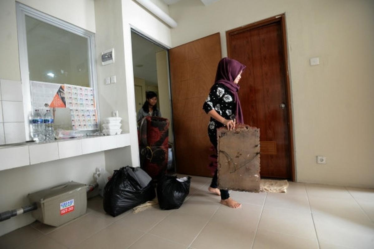 Warga Kampung Pulo mulai berbenah ke Rusun Jatinegara