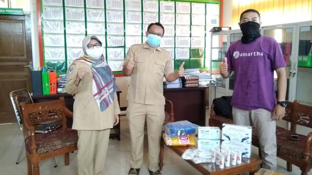 Donasi dari Asosiasi Fintech Pendanaan Bersama Indonesia (AFPI).