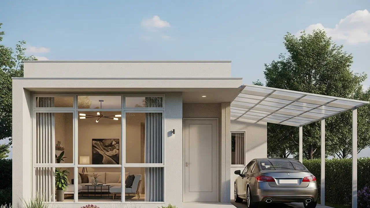 Desain Rumah Minimalis Budget Rp 200 Juta Ada Carport
