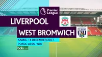 Susunan Pemain Liverpool Vs West Bromwich Albion