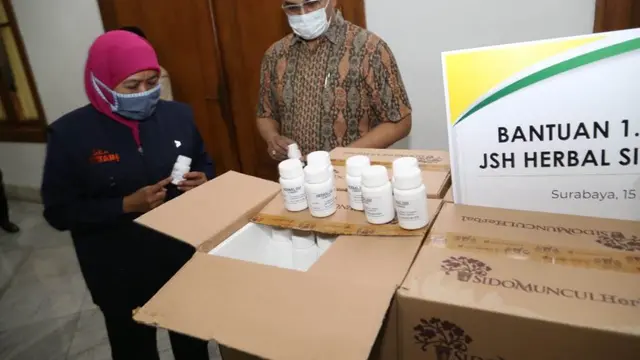 1500 JSH Herbal untuk Bantu Pemprov Jatim Tekan Korban Covid-19