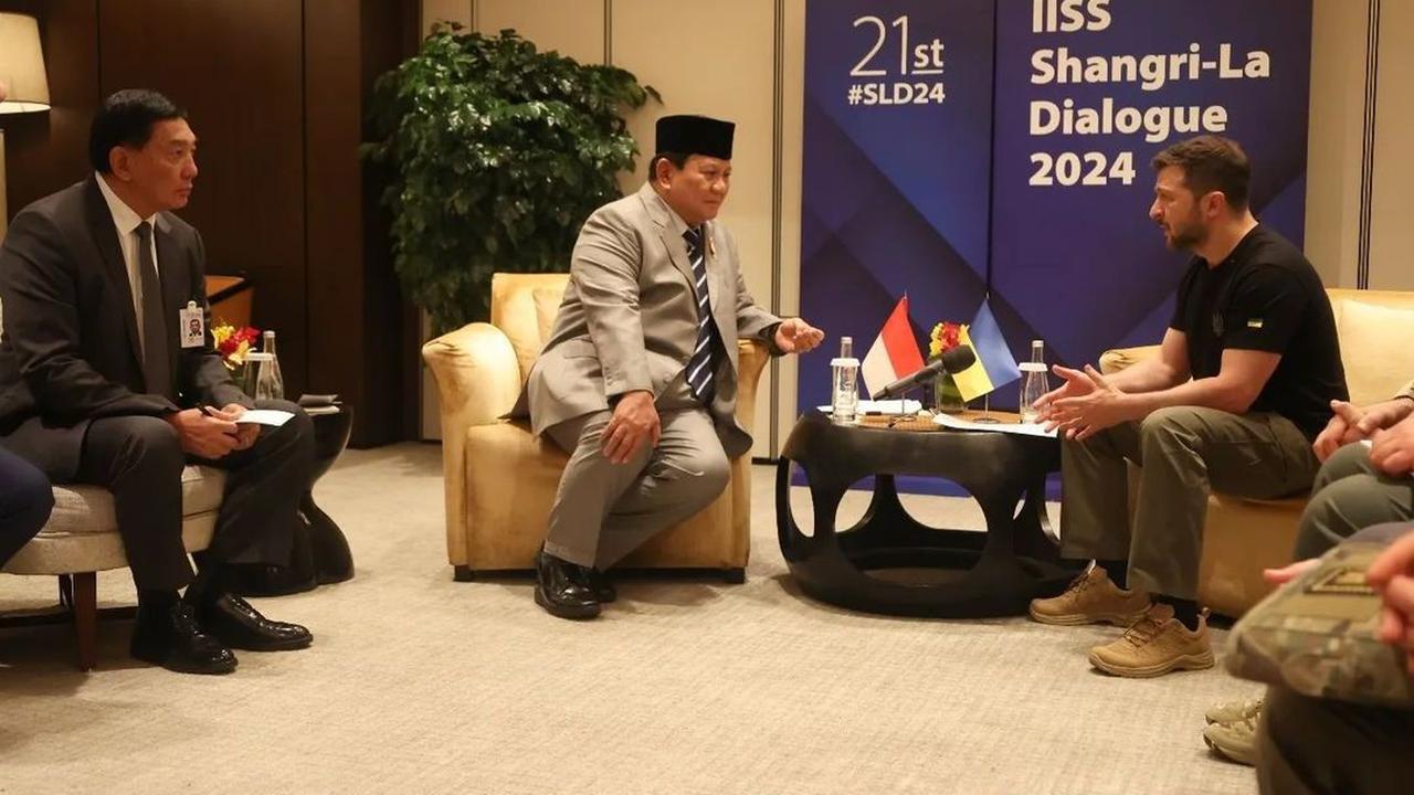 VIDEO: Penampilan Presiden Ukraina Pakai Kaus saat Bertemu Prabowo Ramai Jadi 'Omon-Omon