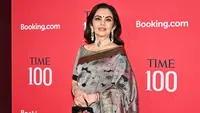Nita Ambani Pamer Kalung Permata Berlian Langka Seberat 101 Karat di Gala Time100