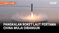 China Bangun Pangkalan Roket Daur Ulang Lepas Pantai Pertama