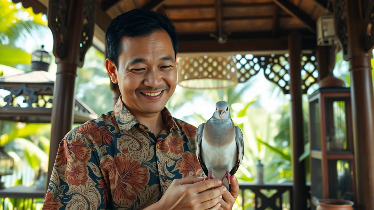 ciri perkutut betina