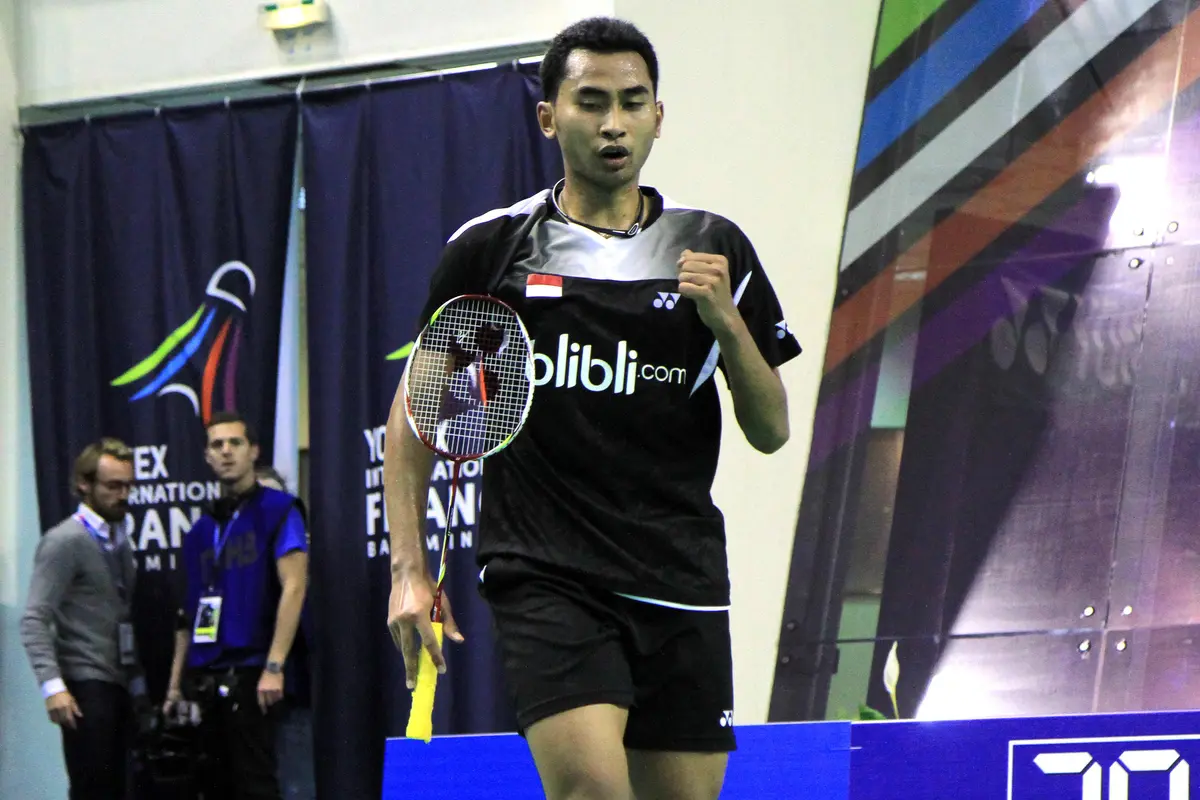 Tunggal putra Indonesia Tommy Sugiarto