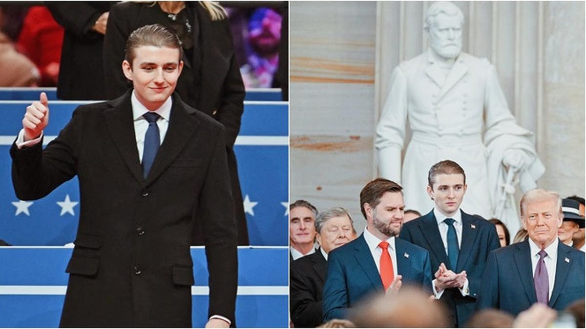 6 Potret Barron Trump yang Bikin Salfok di Pelantikan Donald Trump Presiden ke-47 AS