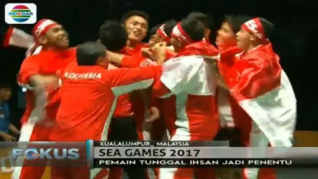Pebulutangkis Indonesia menang telak 3-0 dan berhak atas medali emas di SEA Games 2017.