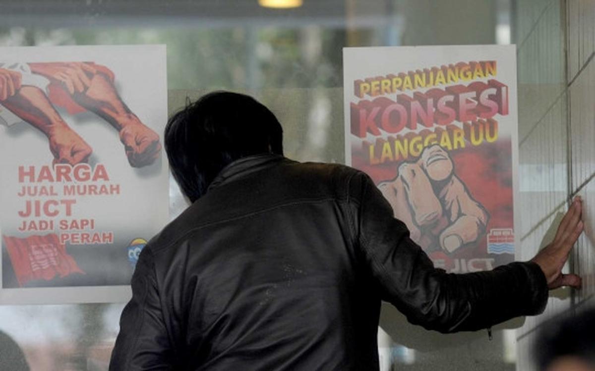 Tuntut penghentian kerja sama asing, karyawan JICT mogok kerja