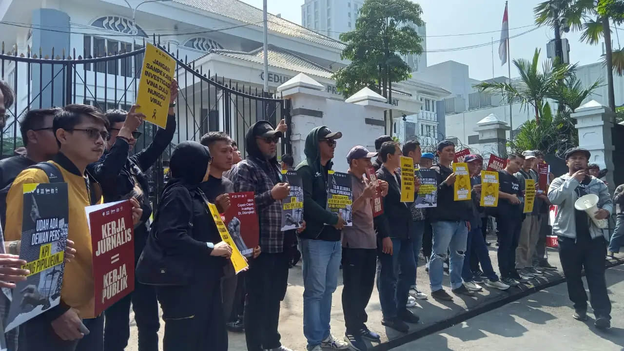 RUU Peyiaran, Demonstrasi Jurnalis, Bandung