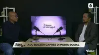 Live Streaming Catatan Wens Manggut "Adu Buzzer Capres di Media Sosial". (Liputan6.com/Mustika Rani Hendriyanti)