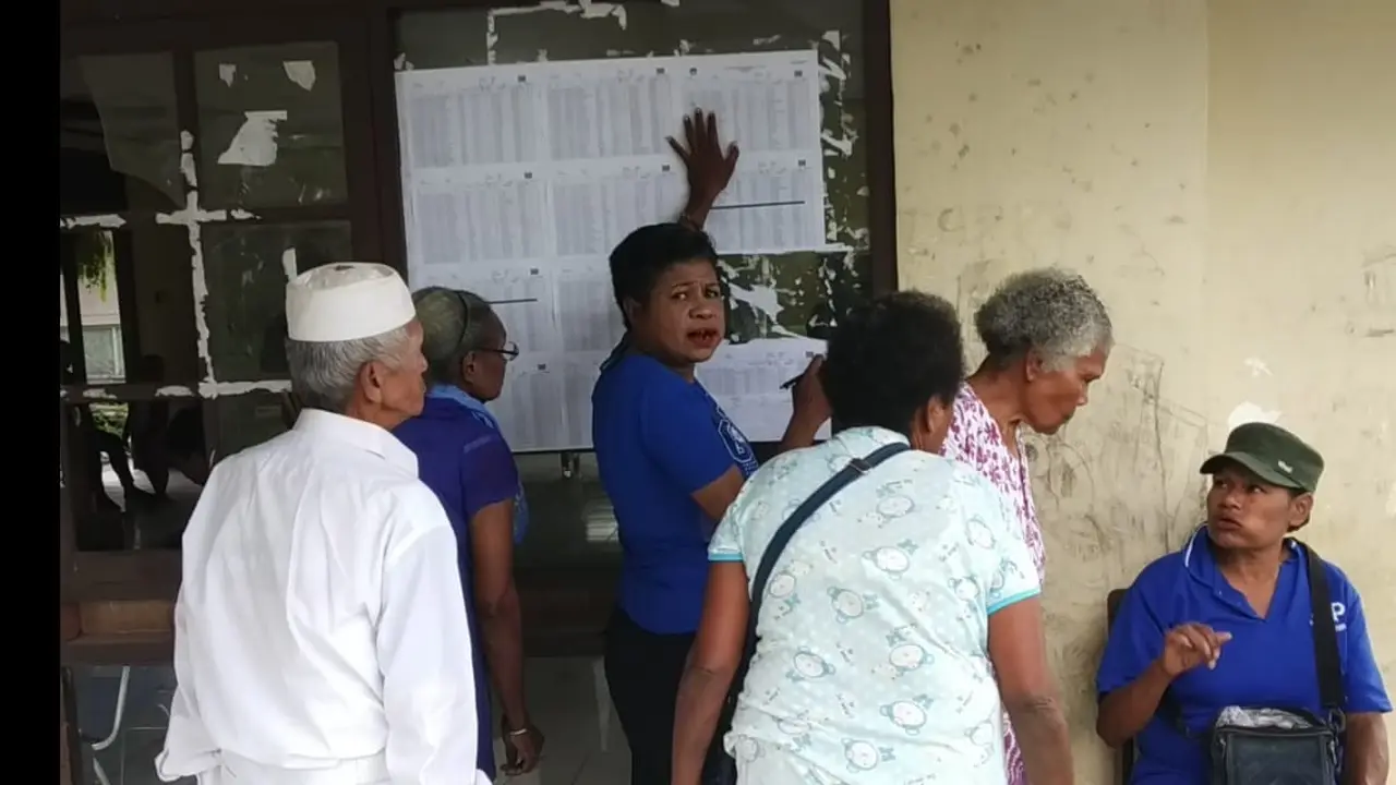 Penghuni panti jompo di Sentani