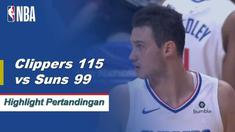 Danilo Gallinari mencetak 28 poin pada 70% tembakan, memimpin Clippers mengalahkan Suns, 115 - 99.