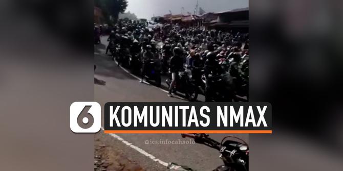 VIDEO: Kopdar NMax Tawangmangu Solo Tidak Patuhi Protokol Kesehatan