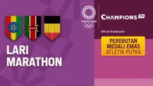 Banner Final Lari Marathon Olimpiade Tokyo 2020. (Foto: Vidio)