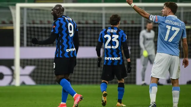 Penyerang Inter Milan, Romelu Lukaku.