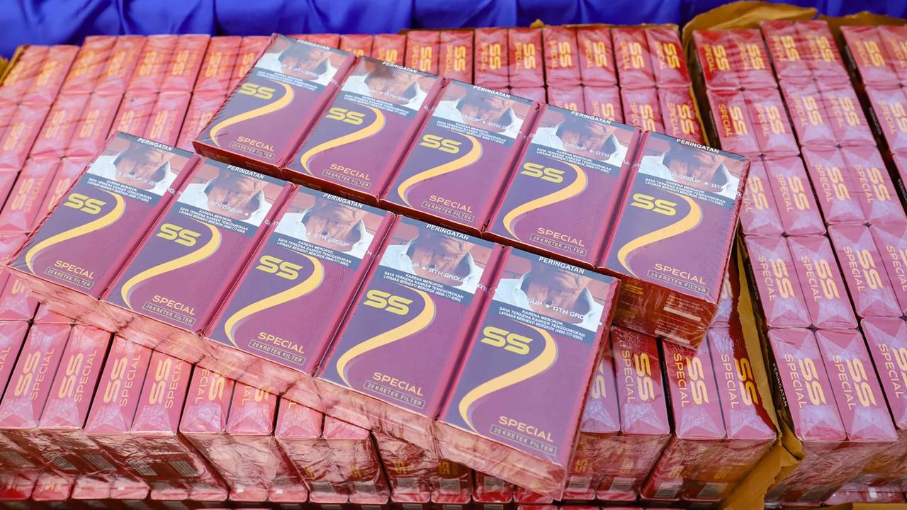 FOTO: Bea Cukai Gagalkan Peredaran  8,9 Juta Batang Rokok Ilegal