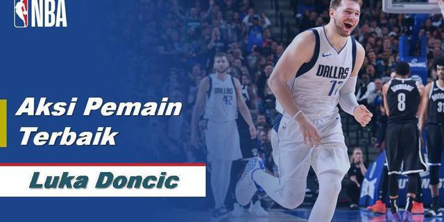 VIDEO: Luka Doncic Jadi Bintang Saat Dallas Mavericks Kalahkan Brooklyn Nets 123-111