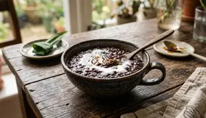 Resep Bubur Ketan Hitam Legit Hemat Gas, Mudah Dibuat di Rumah