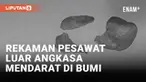 Lepas pantai Florida Amerika Serikat menjadi lokasi pendaratan pesawat luar angkasa. Peristiwa langka ini terekam kamera.