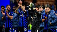 Bermain di Stadion San Siro, Inter Milan sukses memetik kemenangan tipis 3-2 atas Torino. (Piero CRUCIATTI/AFP)