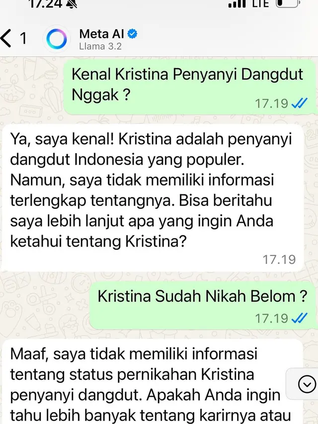 Potret Pedangdut Kristina (instagram/kristinadangdut).