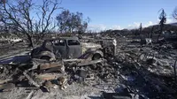 Gubernur Hawaii Josh Green memperingatkan pada konferensi pers pada Sabtu 12 Agustus bahwa jumlah korban tewas akan terus meningkat karena lebih banyak mayat ditemukan. (AP Photo/Rick Bowmer)